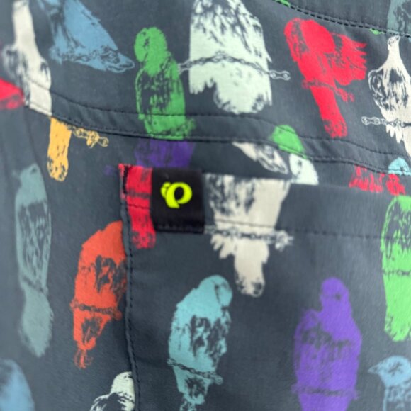 Pearl Izumi Women's Summit Shorts cycling biking recreational bird print graphic - Picture 8 of 12